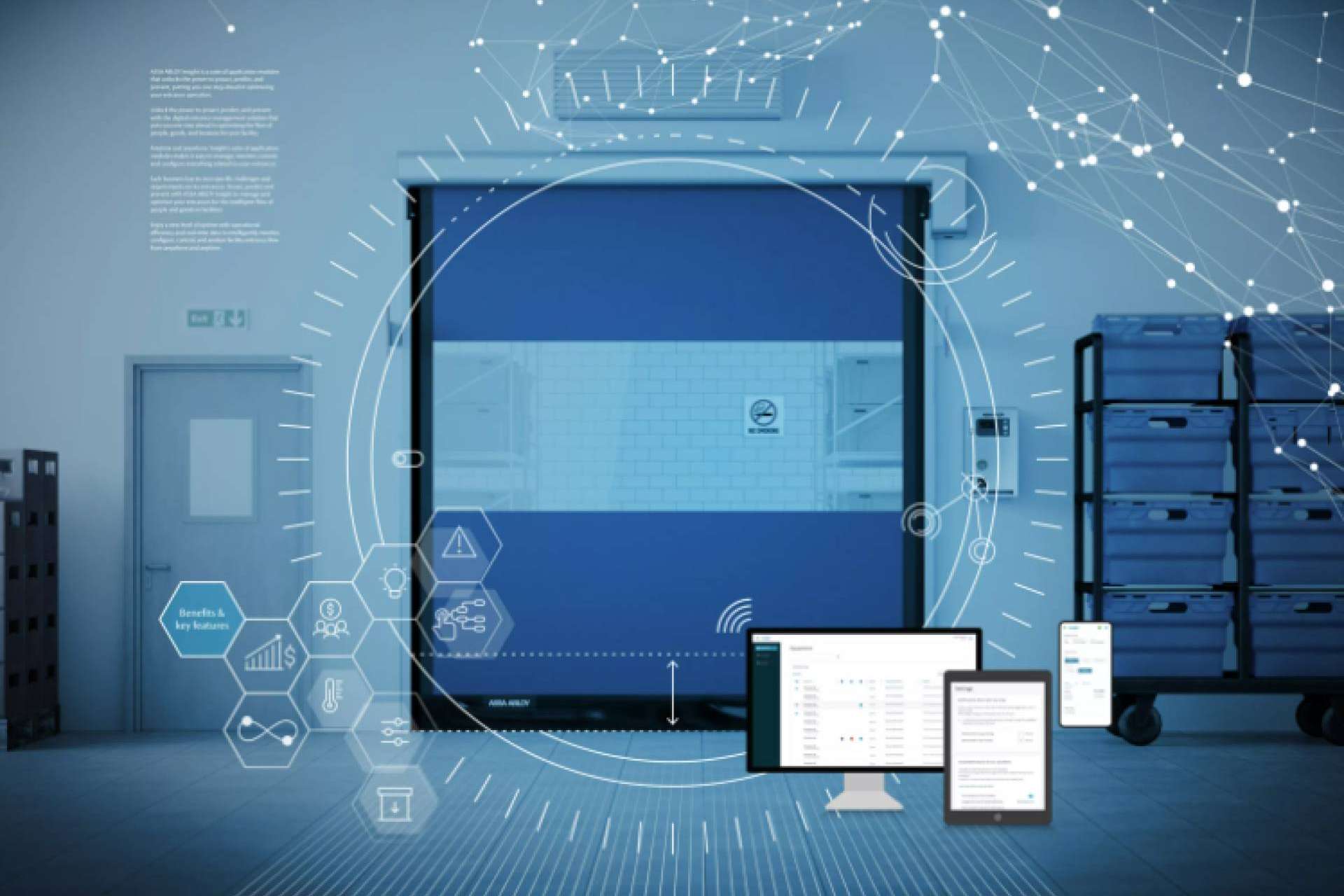 Gestión de puertas rápidas con la plataforma digital ASSA ABLOY Insight