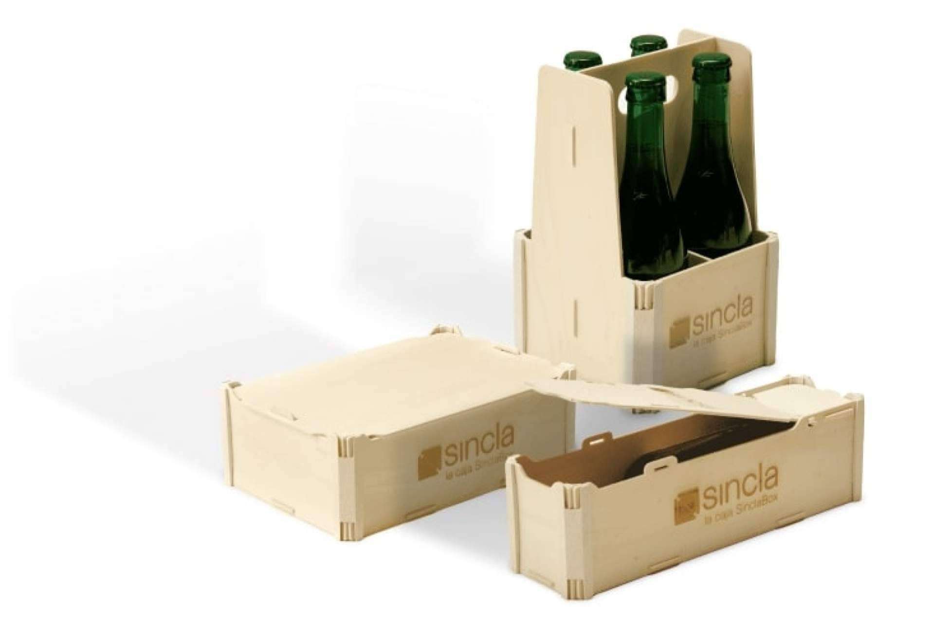 Encontrar cajas de madera para regalo con Sincla