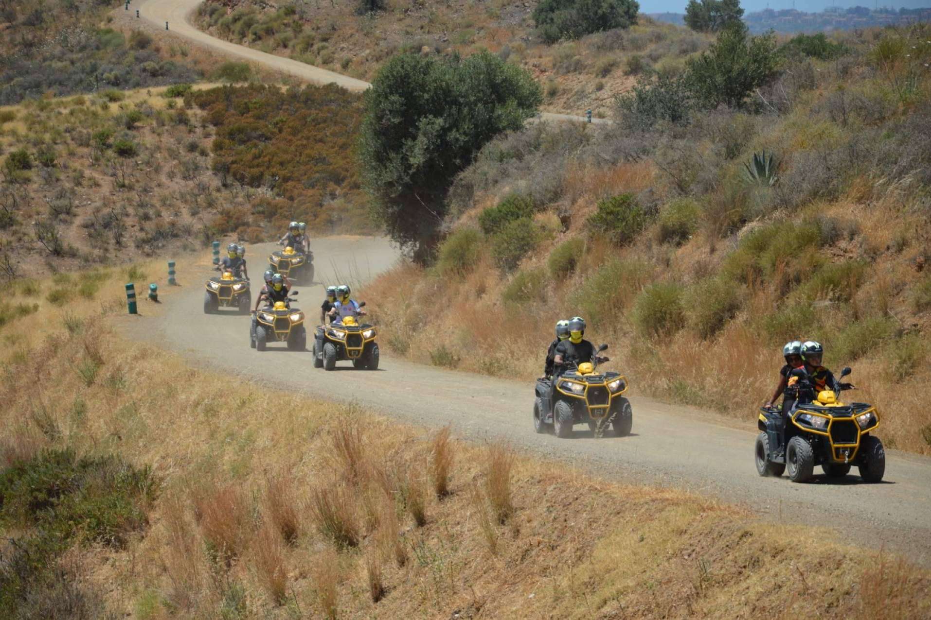 Tour con quads, una excelente actividad para hacer al venir de crucero a Málaga