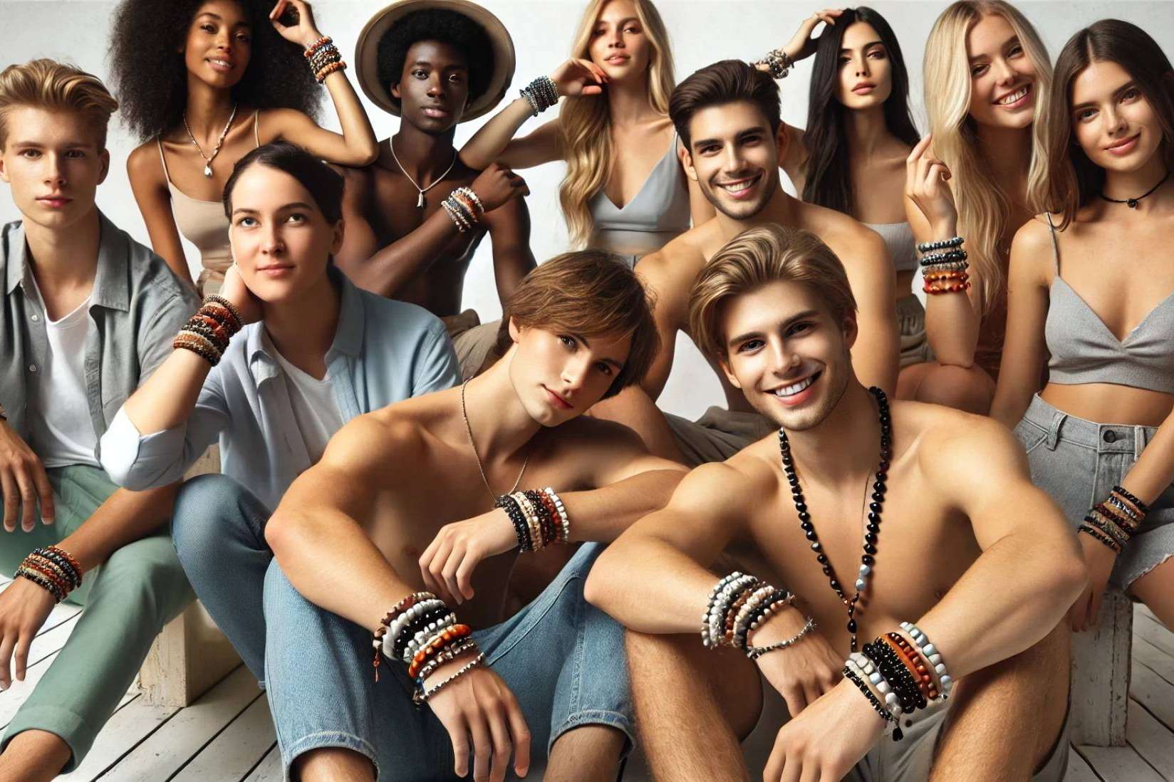 Minerales con estilo; pulseras que definen el verano