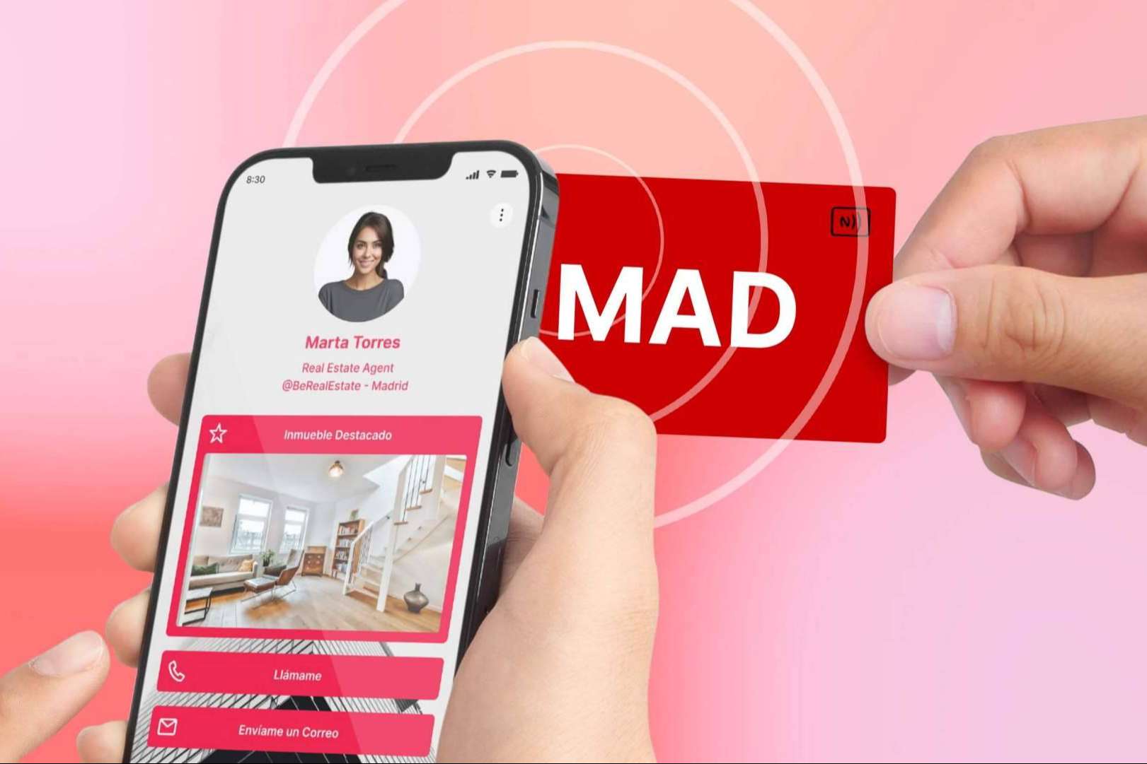 Tarjeta de presentación digital, la solución moderna y sostenible de Lead2Team para compartir los datos de contacto