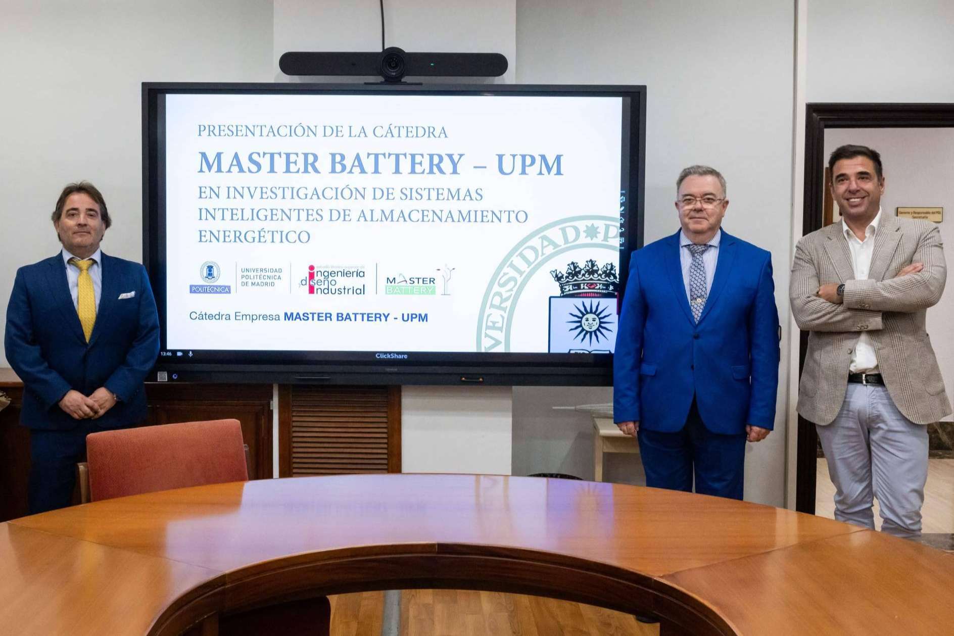 Master Battery y la UPM crean la Cátedra en investigación de almacenamiento energético