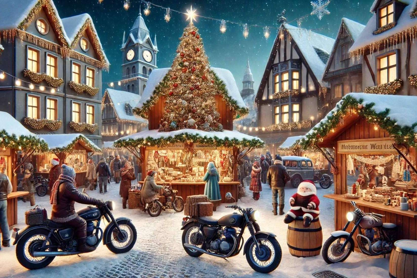 Navidad sobre ruedas, cinco mercados españoles para visitar en moto