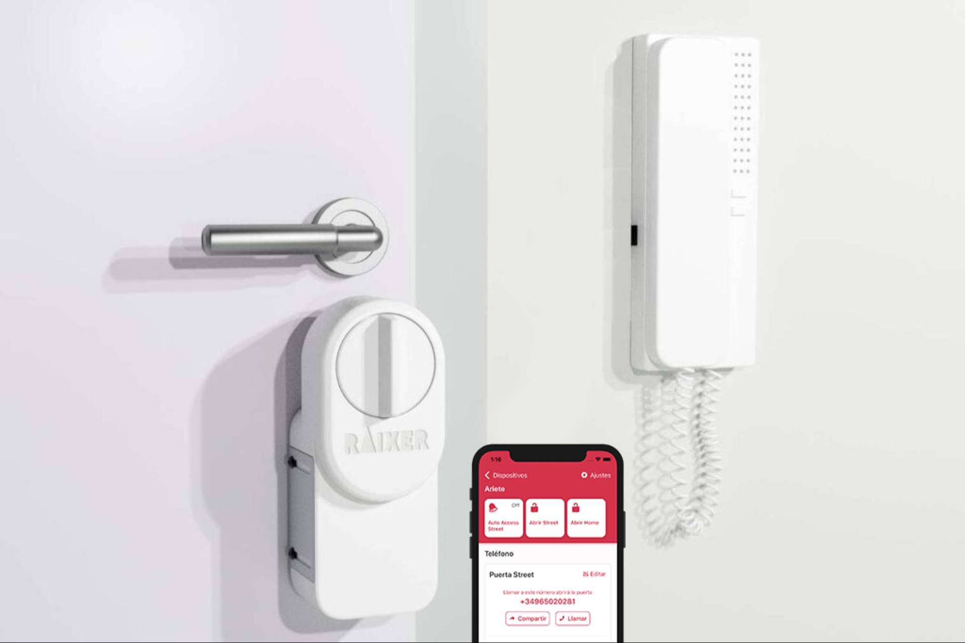 Las cerraduras electrónicas de Raixer refuerzan la seguridad del hogar