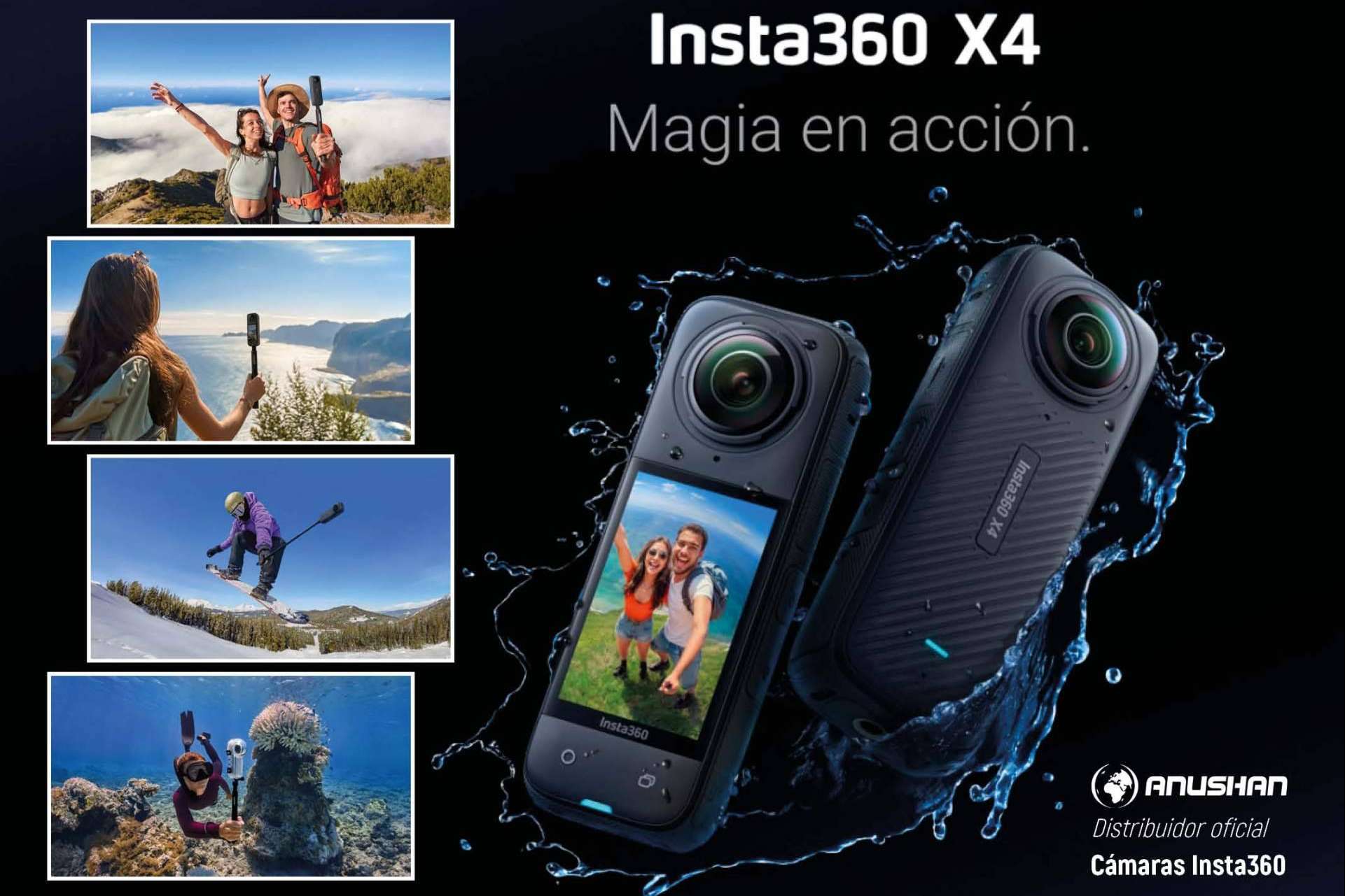 Insta360, innovación en cámaras de acción para familias, aventureros y amantes del esquí