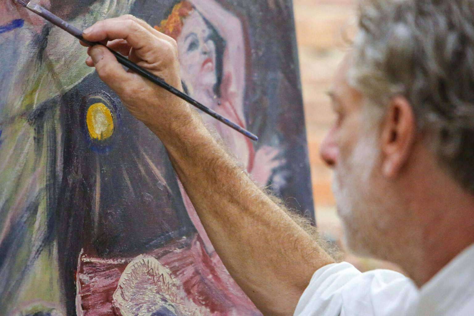 El artista neoyorquino Ron Silver presenta sus 'Conversations on Muses' en Barcelona