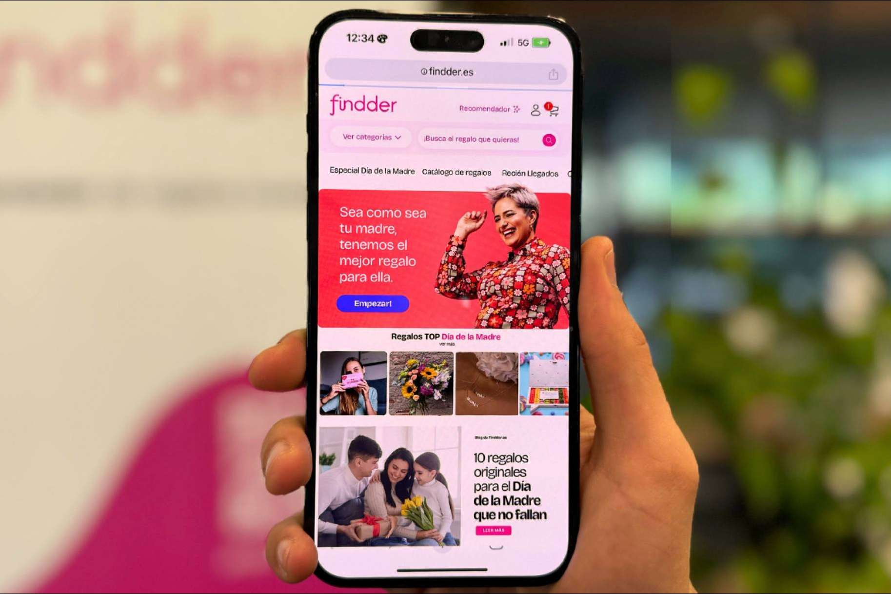 Findder presenta ideas originales de regalo para el Día de la Madre con su recomendador inteligente