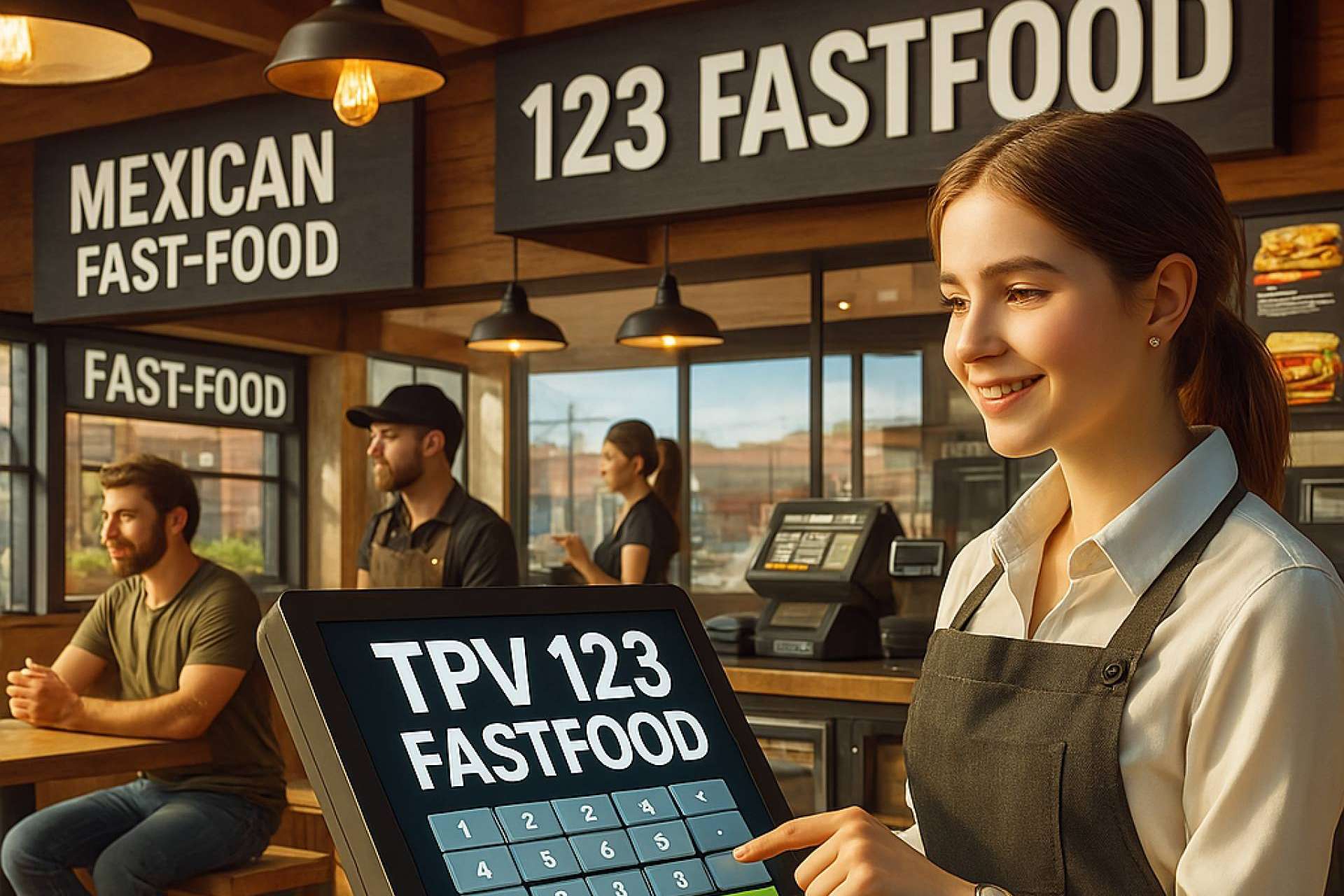 Un software eficaz para el ritmo de la comida rápida; así funciona TPV 123 FastFood