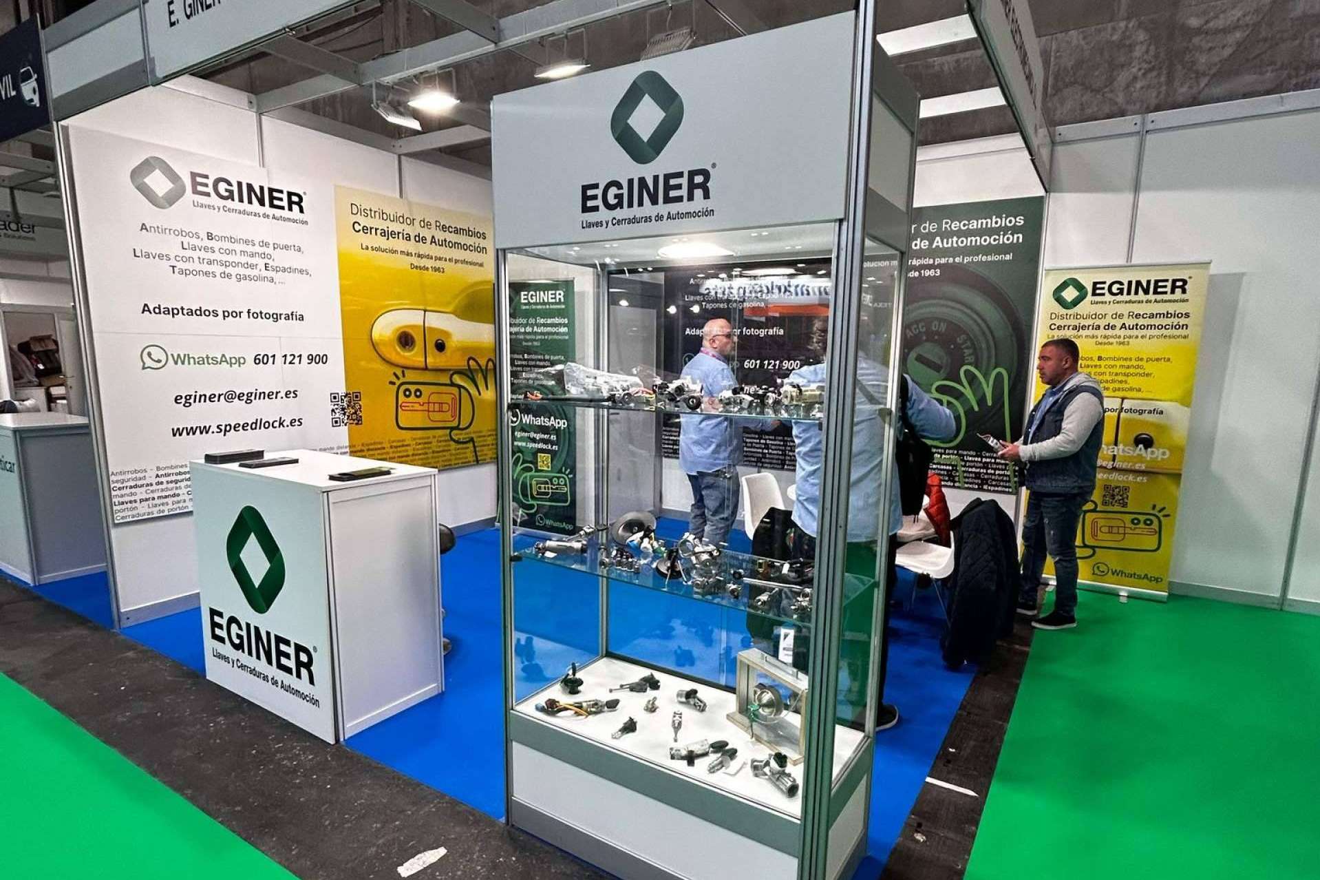 Miles de profesionales han visitado el stand de EGINER en Motortec 2025