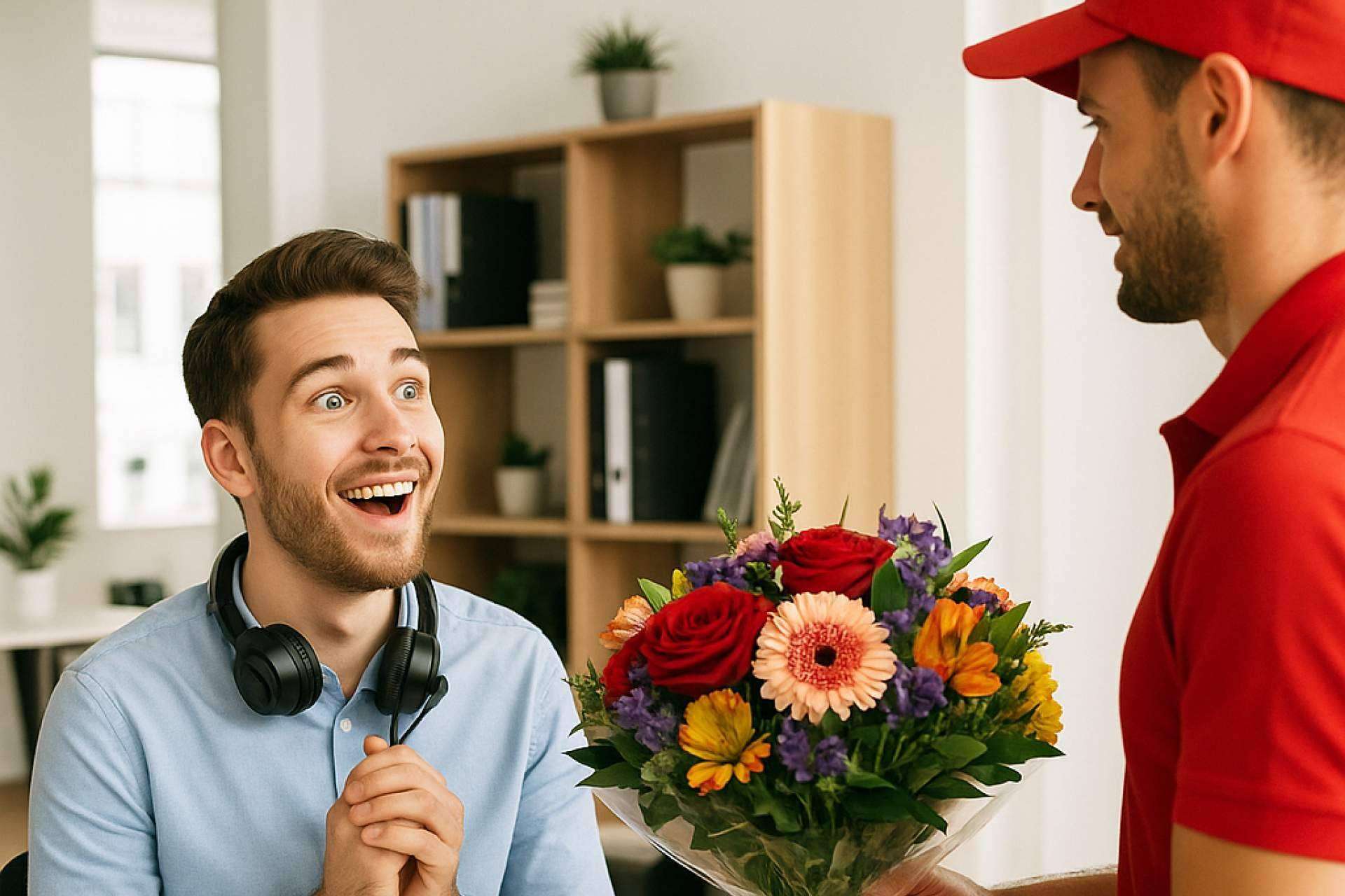 El video mensaje llega a los ramos de flores; la propuesta pionera de teleROSA
