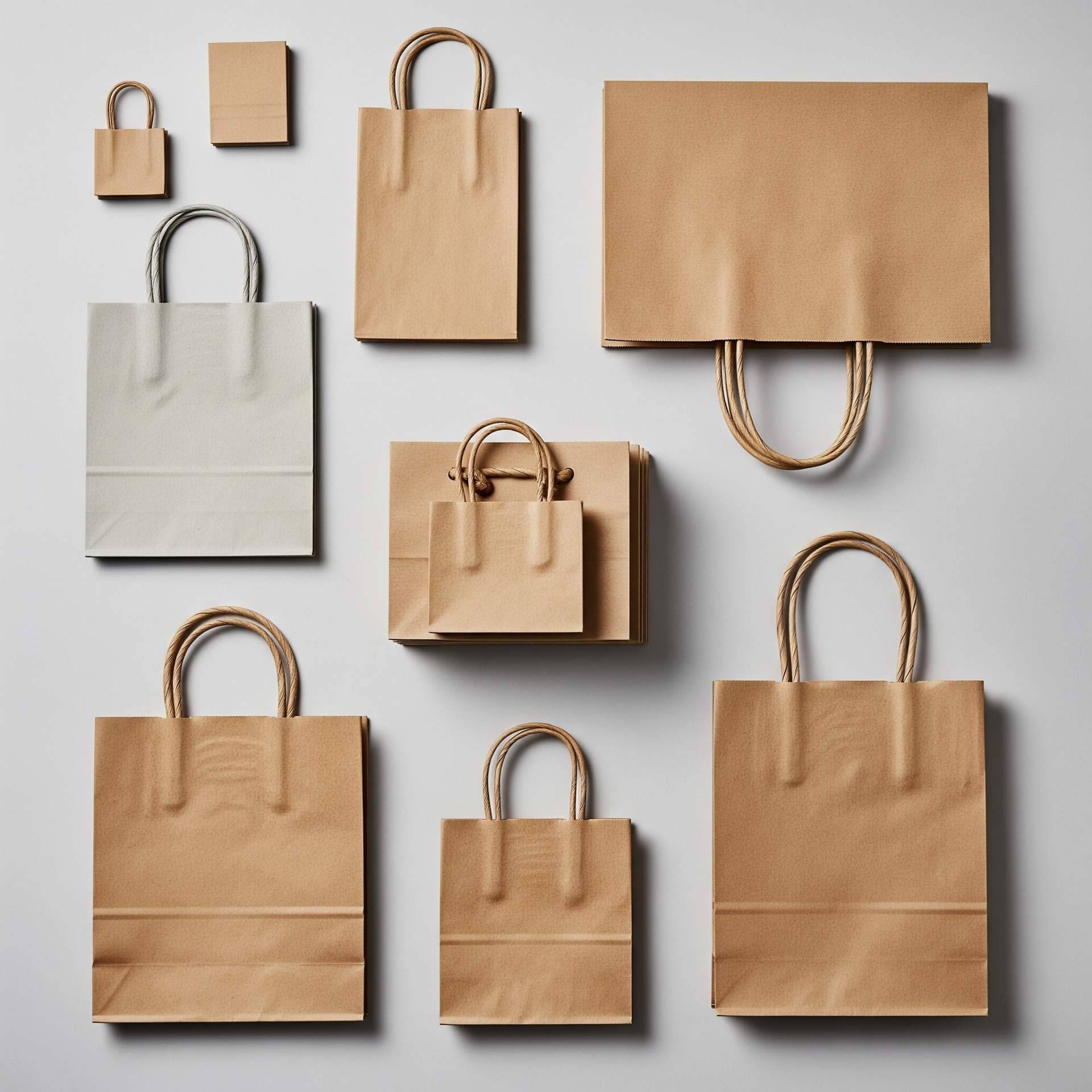 Bolsas recicladas con asa retorcida; sostenibilidad y diseño en un solo producto
