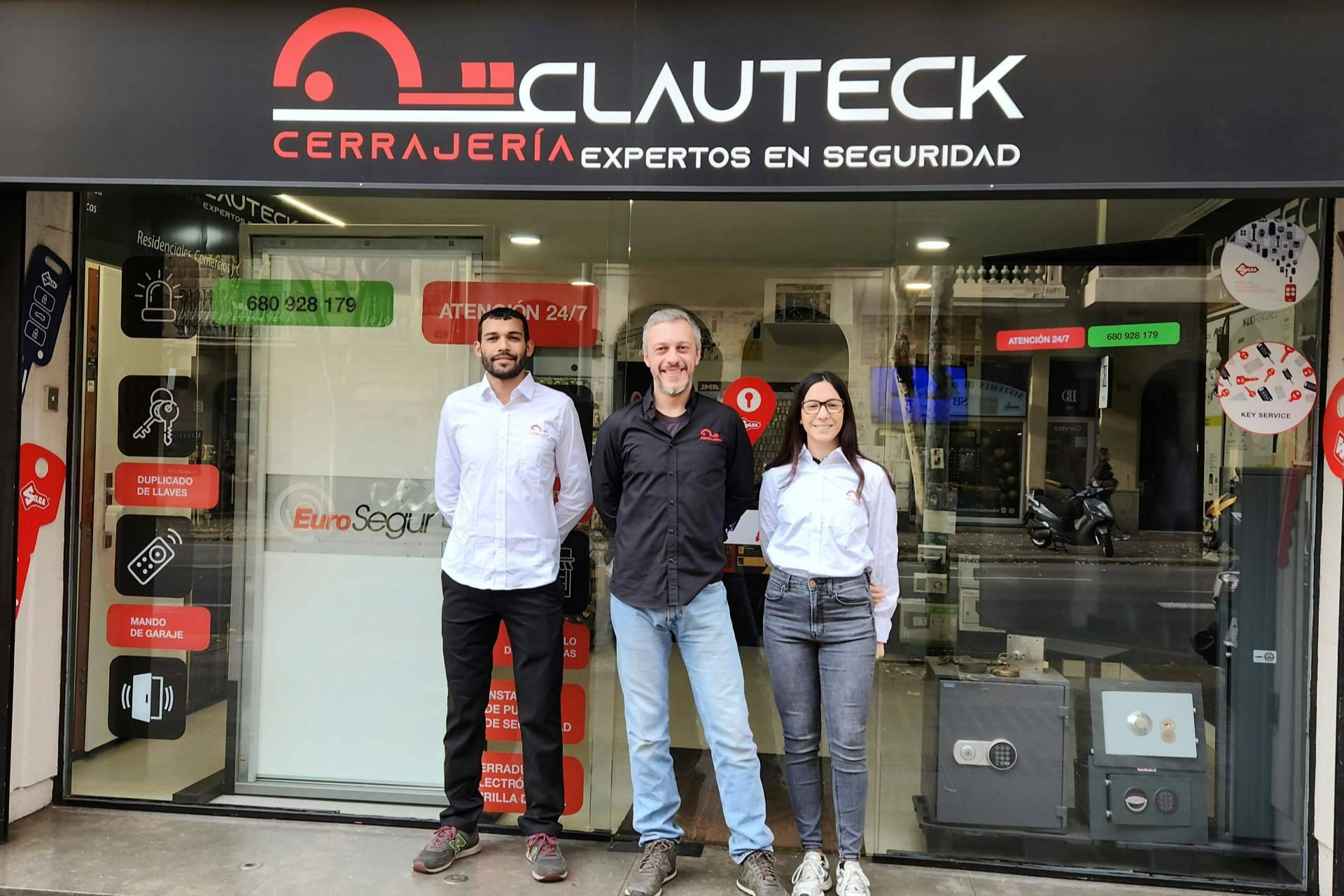 Clauteck, cerrajería profesional en Barcelona 24 horas con servicio urgente y total garantía