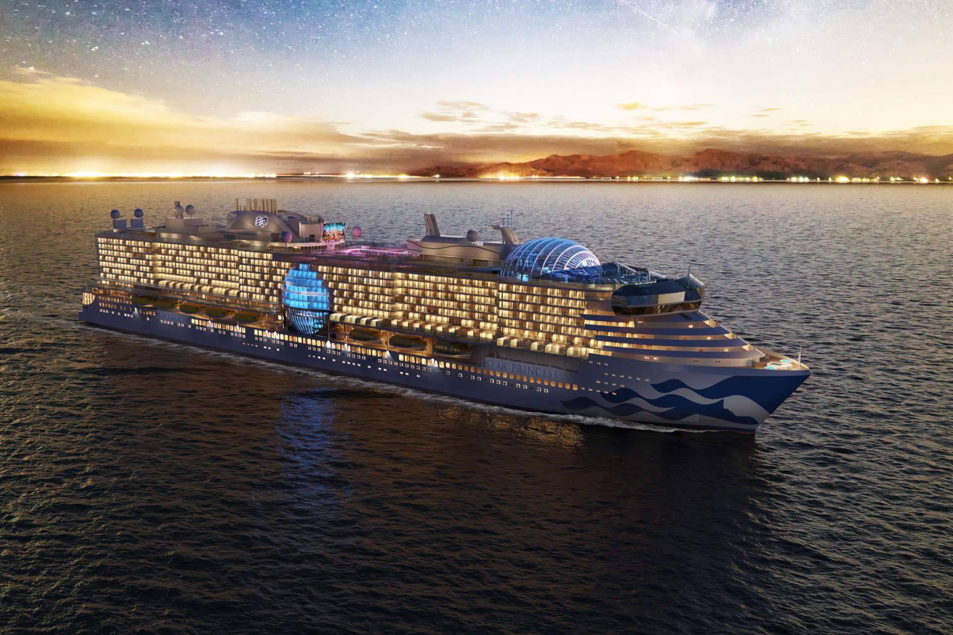 Mundomar Cruceros celebra la llegada inaugural del Star Princess a Málaga