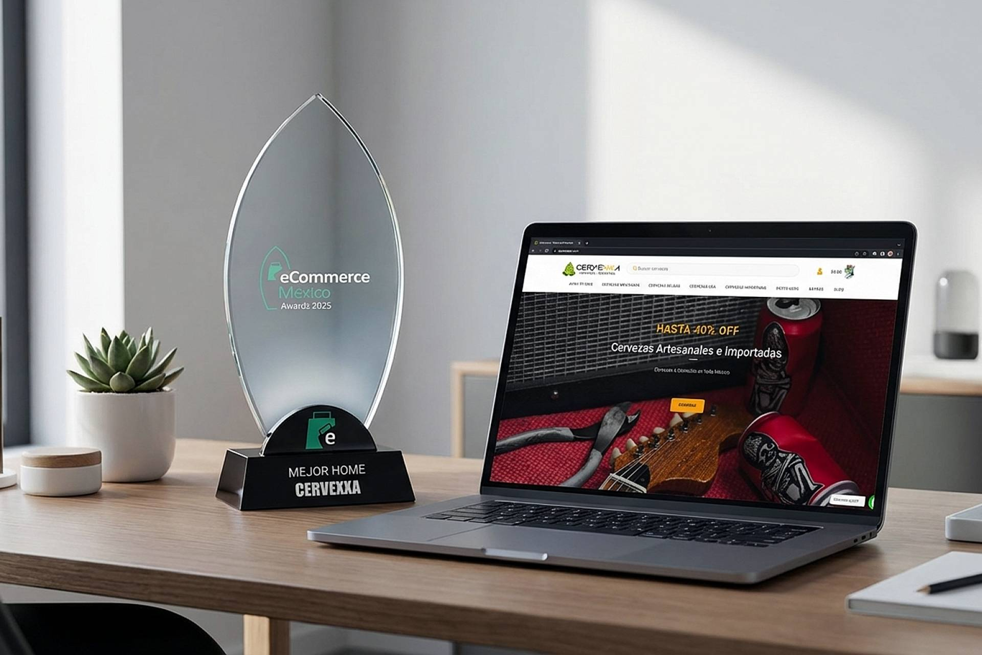 Premian a Cervexxa por tener la Home Page más efectiva y mejor diseñada del eCommerce en México