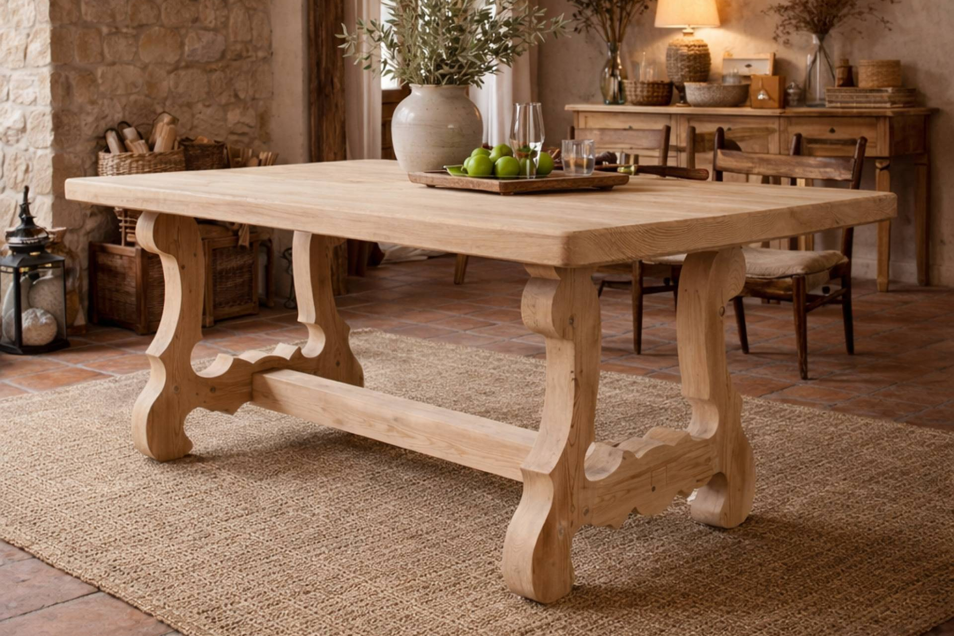 Mesas de comedor y muebles rústicos de madera, el catálogo versátil que define a Muebles Baena