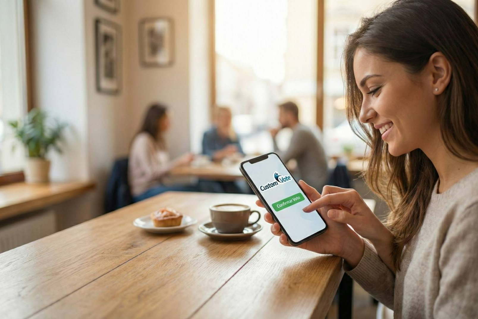 CustomVote ofrece votaciones online en tiempo real con máxima transparencia y adaptabilidad para eventos diversos
