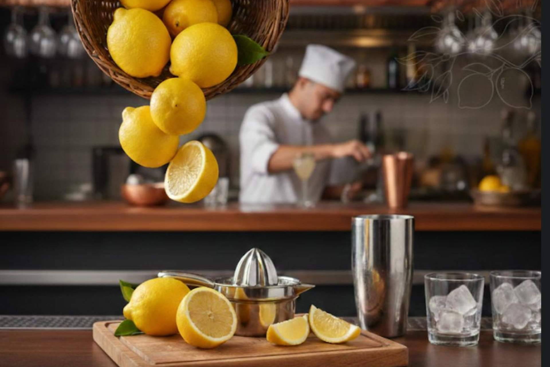 Zumo de limón para hostelería; eficiencia y sabor constante para el canal Horeca