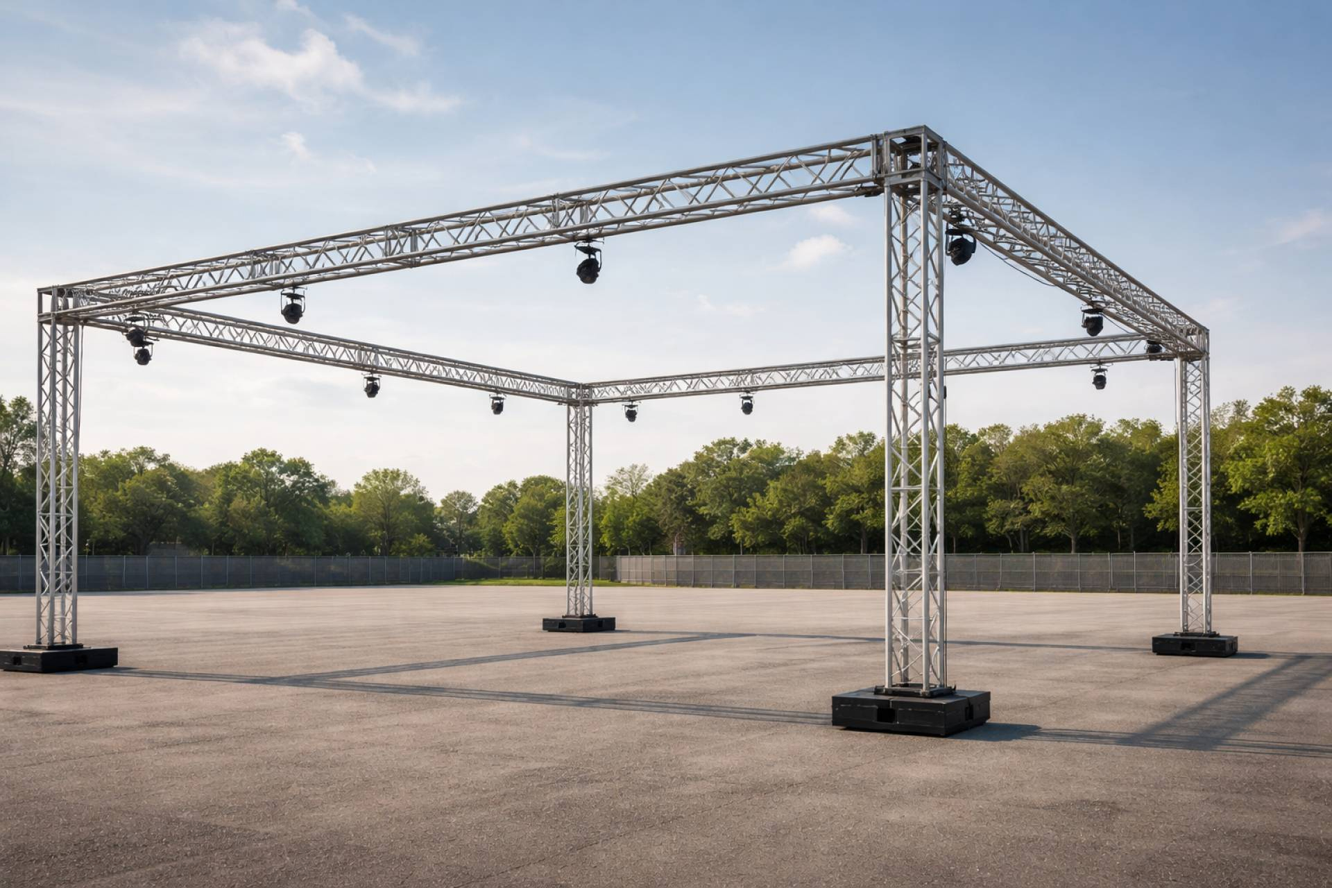 ASB Audiovisuals amplía su servicio de alquiler truss para stands y montajes profesionales