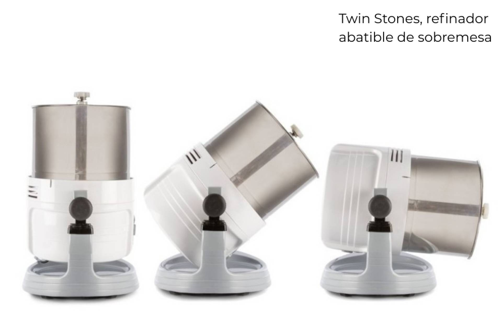 GrupoHoreca presenta la nueva versión del refinador Twin Stones para chocolate y cremas artesanales