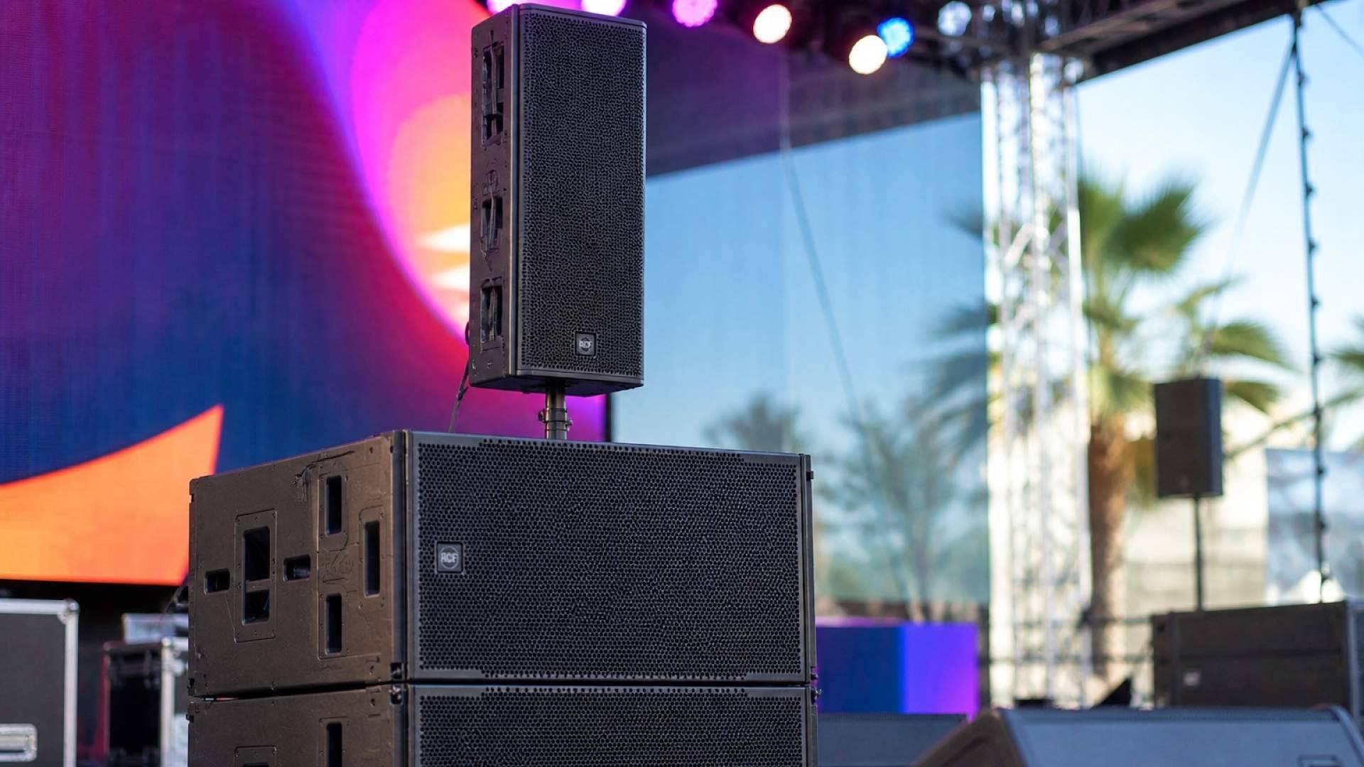 ASB Audiovisuals y los nuevos equipos RCF serie Touring; SUB 9019-AS y KLX 4-A