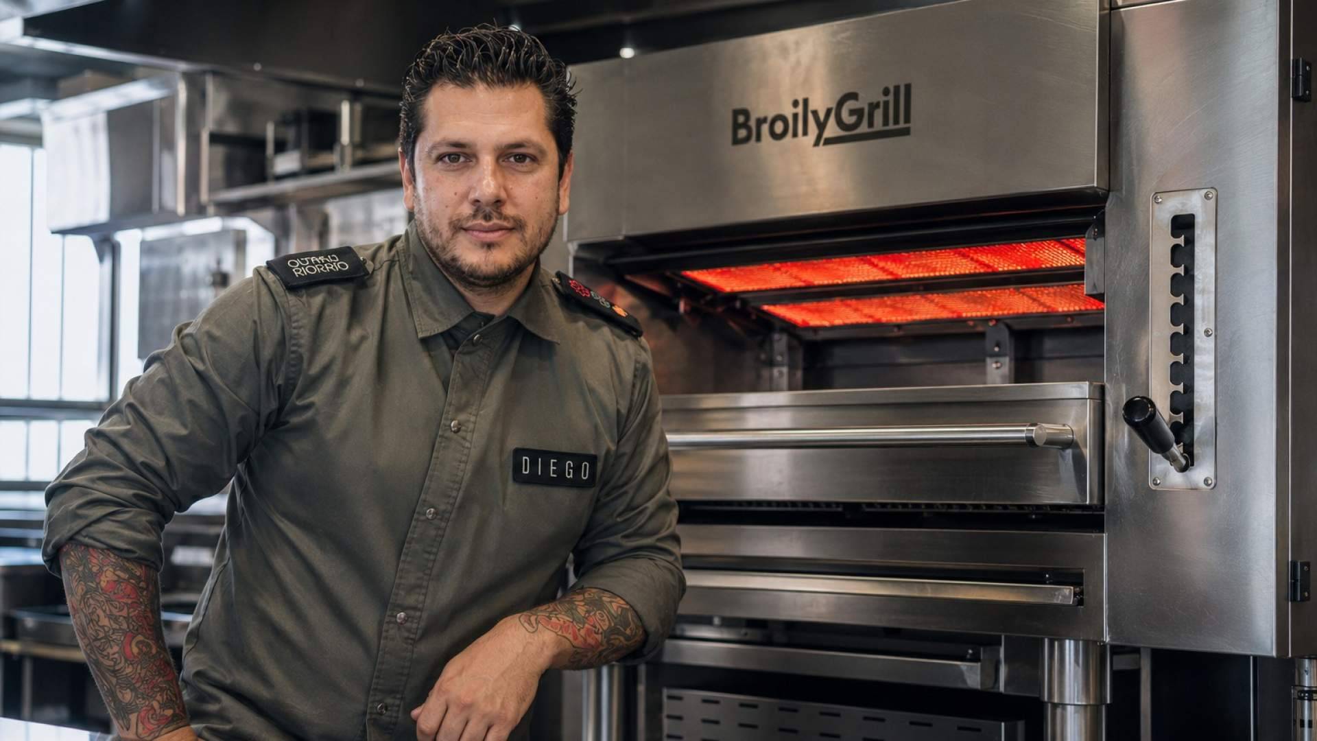 Diego Gallegos incorpora BroilyGrill a la cocina de Sollo, referente Michelin de gastronomía sostenible
