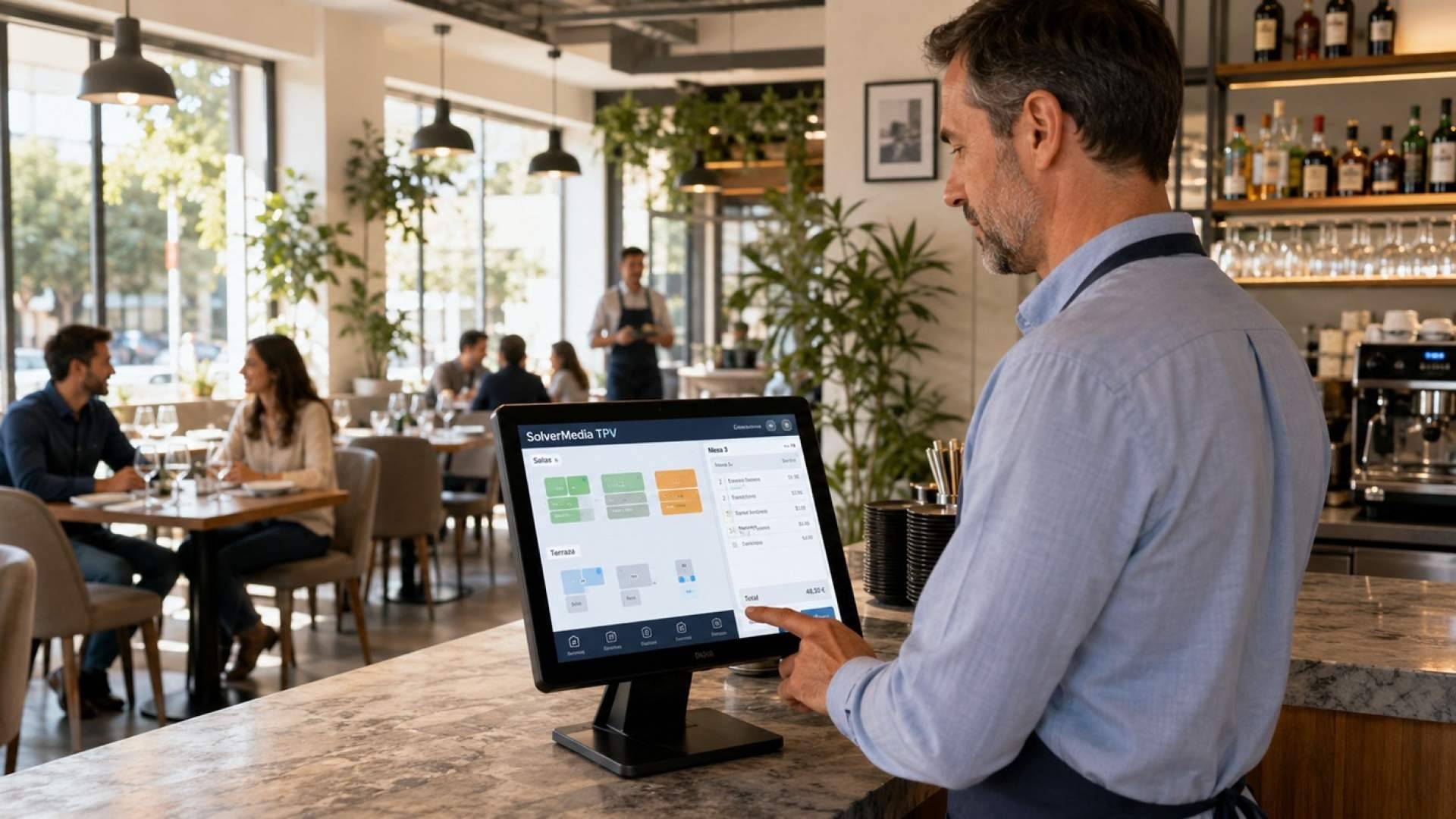 La tecnología de SolverMedia lleva el control total de las mesas y la cocina a una única pantalla