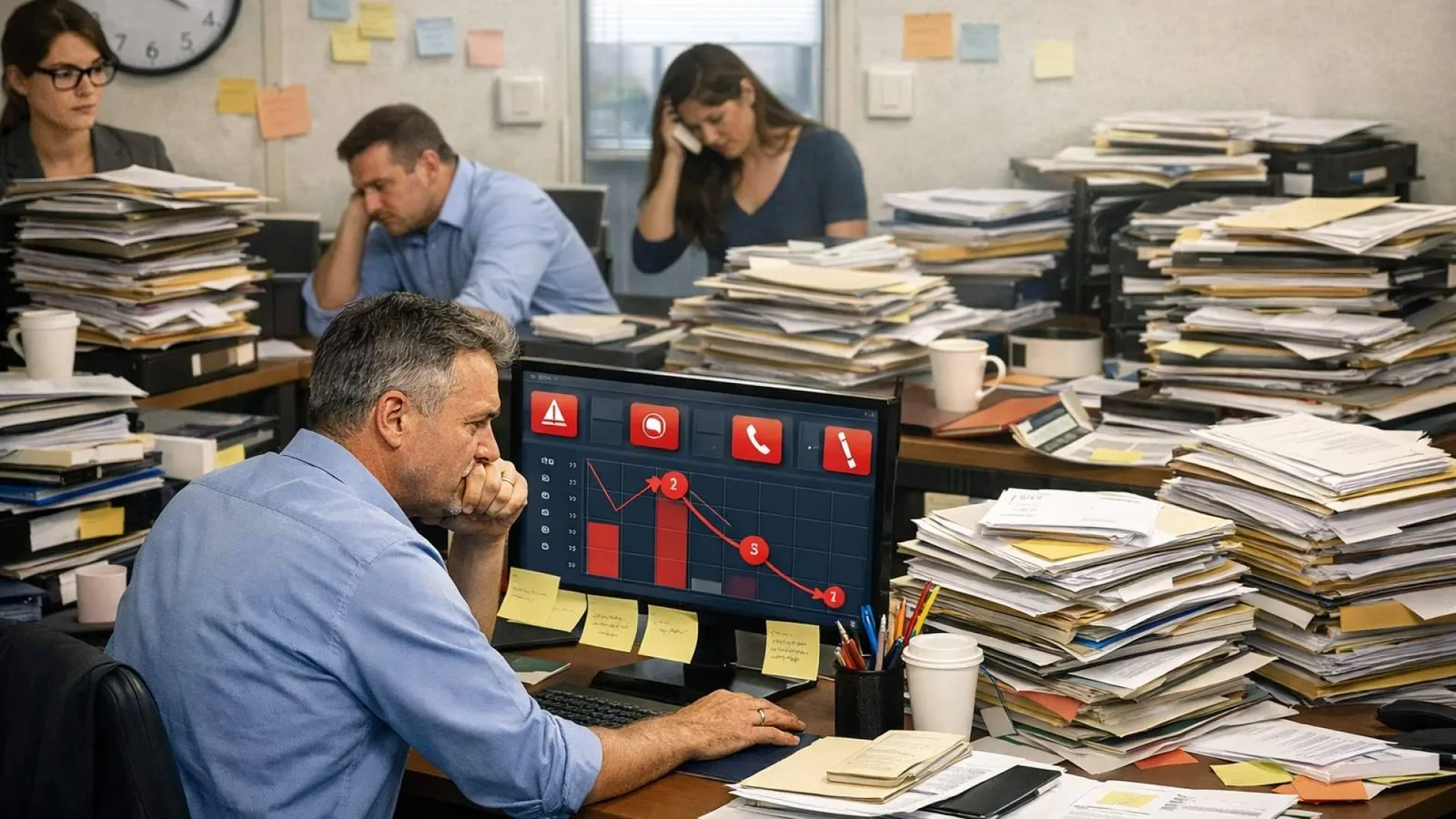 La pérdida de productividad en la empresa puede ocultarse tras procesos internos poco eficientes